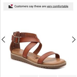 Brown strap sandals